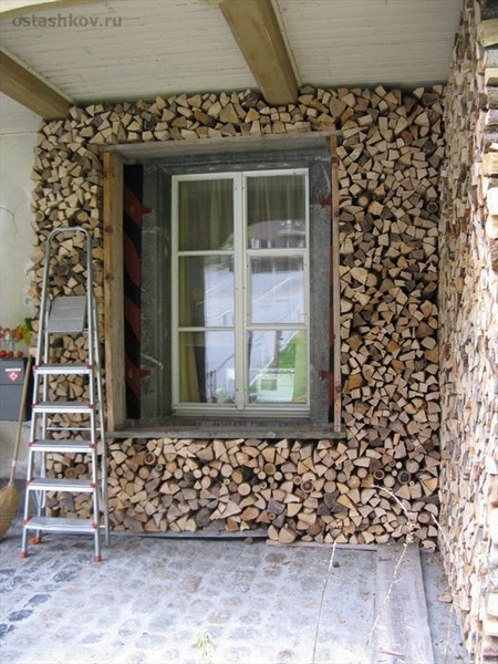 Красивые поленницы